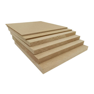 Holzfaser 2mm 3mm 5mm 6mm 12mm 15mm 16mm 18mm 20mm 21mm Dicke Melamin MDF einfache MDF Roh-MDF-Platte