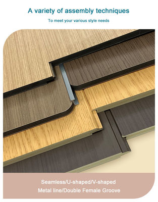 Architektonisches Merkmal Wandtafel mit wasserdichtem MDF-Material und 3D-Damaskenmuster